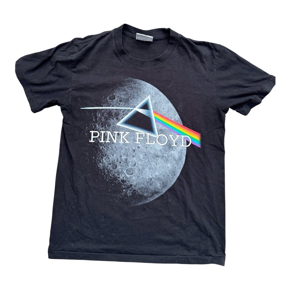 PINK FLOYD Vintage The Roxx Men's Black Darkside of The Moon RARE T-shirt (MED)
